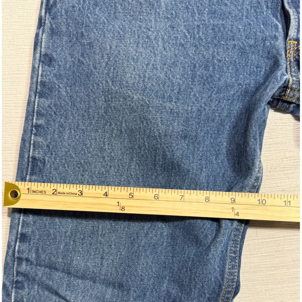 Levis 501 XX Mens Straight Leg Blue Denim Button Fly Jeans W35 L31 Medium Wash